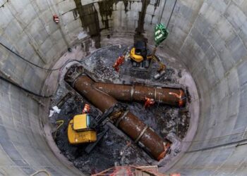 Largest Scottish wastewater tunnel reaches halfway stage