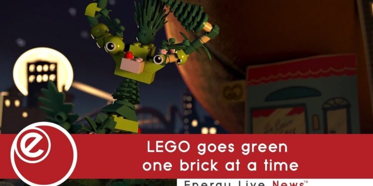 LEGO goes green one brick at a time
