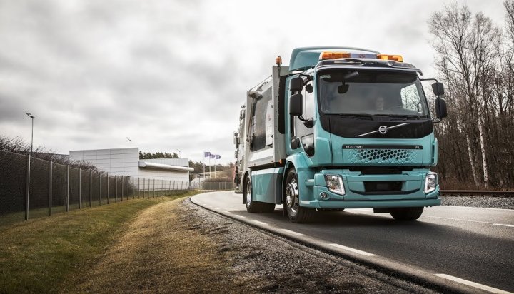 Electric Volvo truck