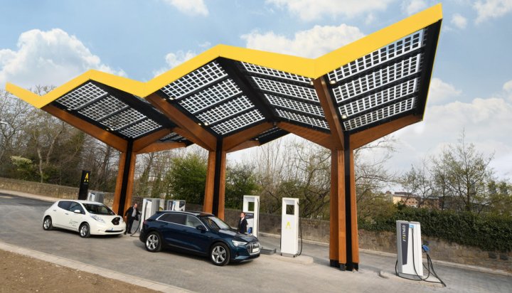 Fastned fast charging station