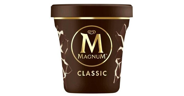 Magnum scoops up recycled plastic for ice cream tubs
