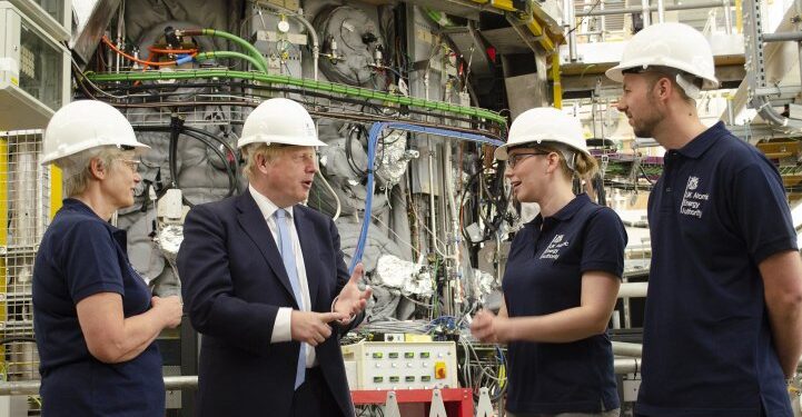 Boris Johnson hails ‘world leading’ fusion energy research in Oxfordshire