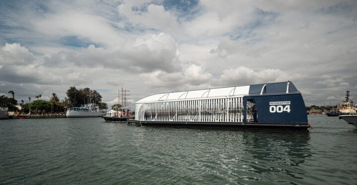 The Ocean Cleanup launches river-cleaning device to tackle plastic pollution
