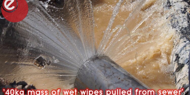 Thames Water reports ’40kg mass of wet wipes pulled from sewer’ as blockages spike