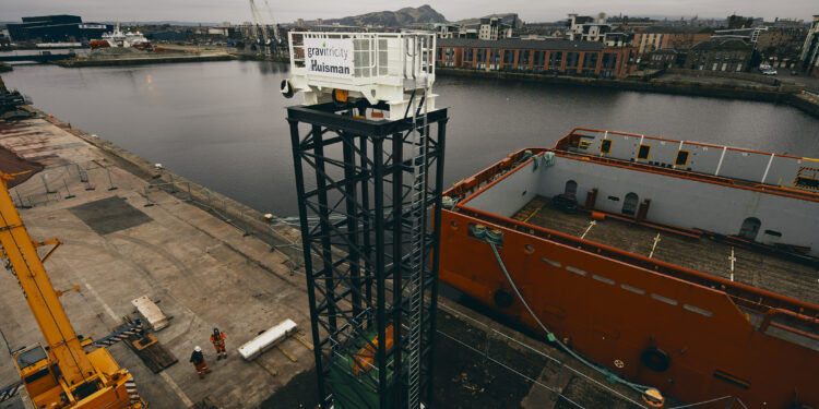 Gravity energy storage project lifts off in Edinburgh
