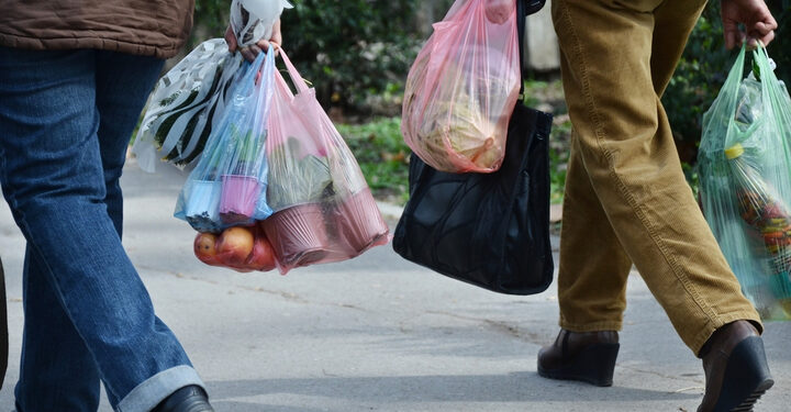 Plastic bags now cost 10p