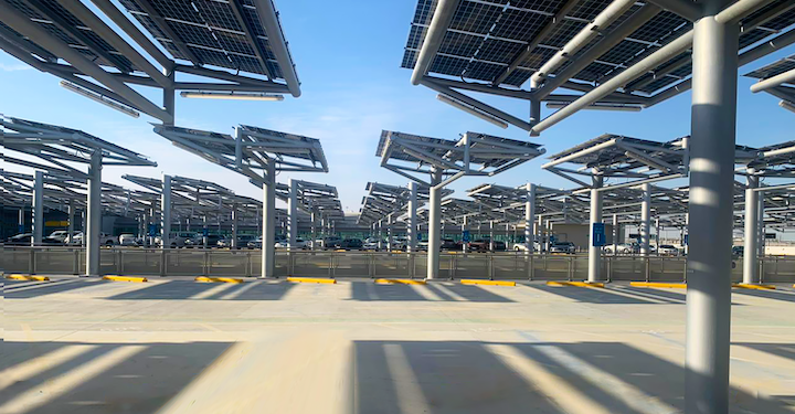 Abu Dhabi flies high with ‘largest’ solar-powered car park at airport