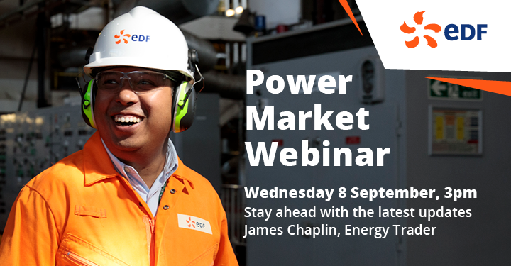 Gas market volatility – EDF’s James Chaplin explains what’s affecting the UK Power Market