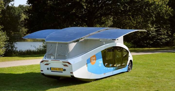 Dutch students develop solar-powered mobile home