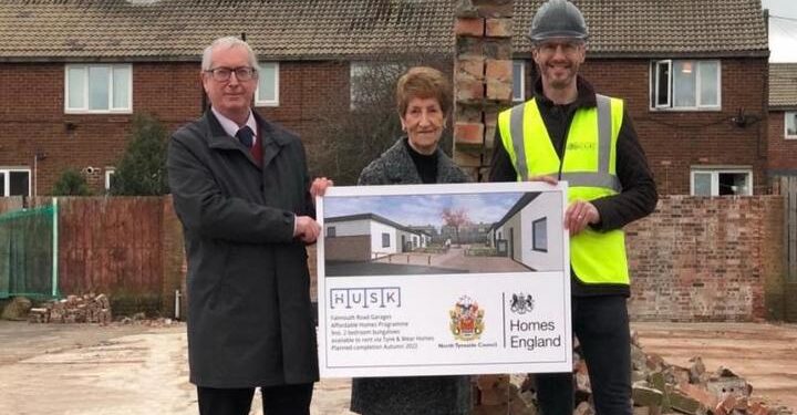 Former garages turned to low carbon homes