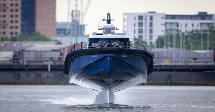 UK boat passengers are ‘flying’ above the water
