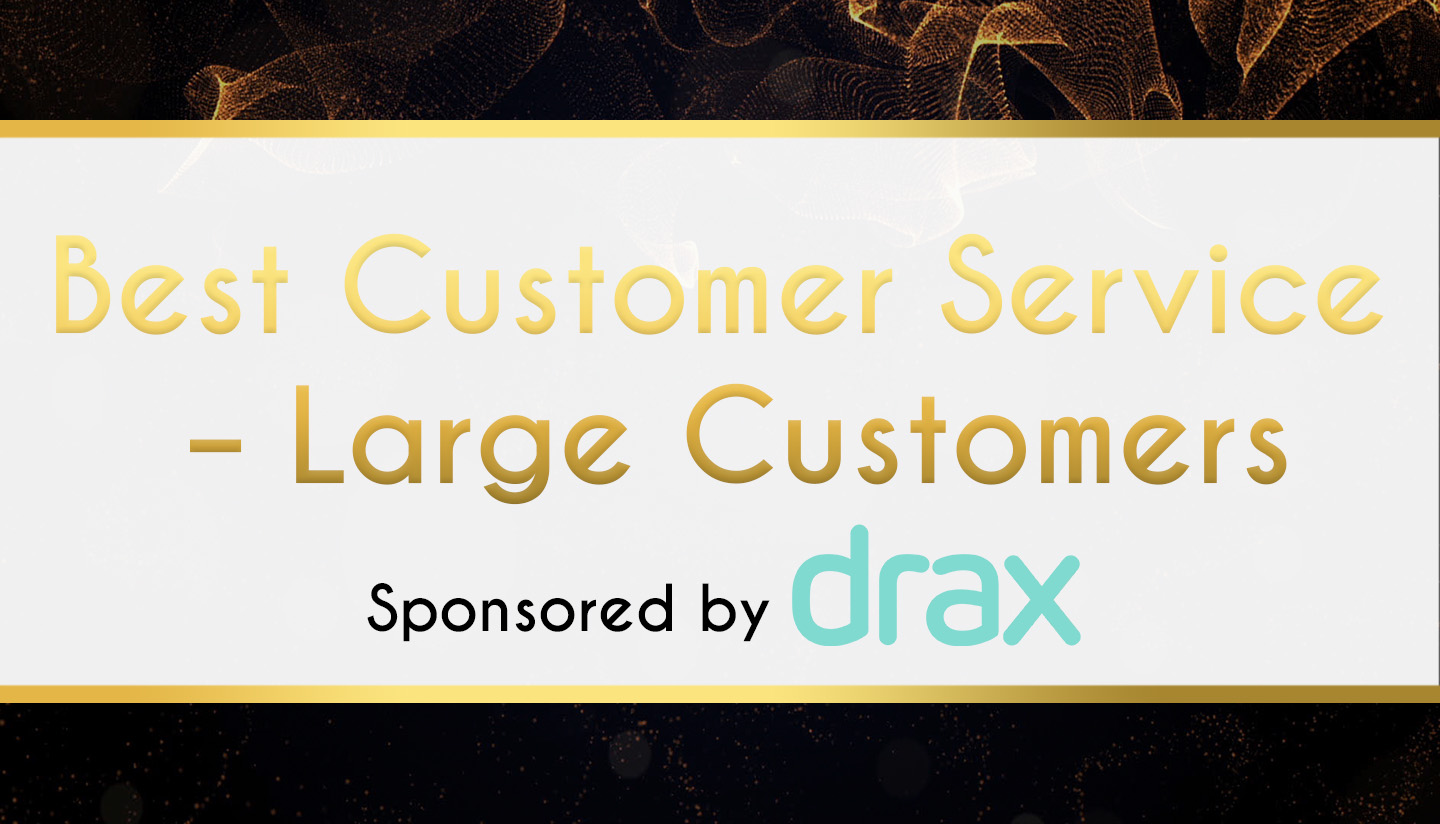 Award Sponsor - Drax - Best Customer Service – Large Customers