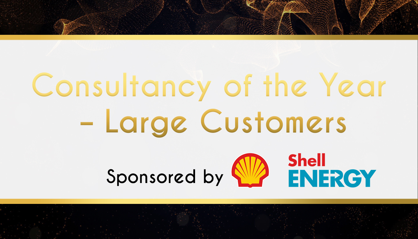 Award Sponsor - Shell Energy - Consultancy of the Year – Large Customers