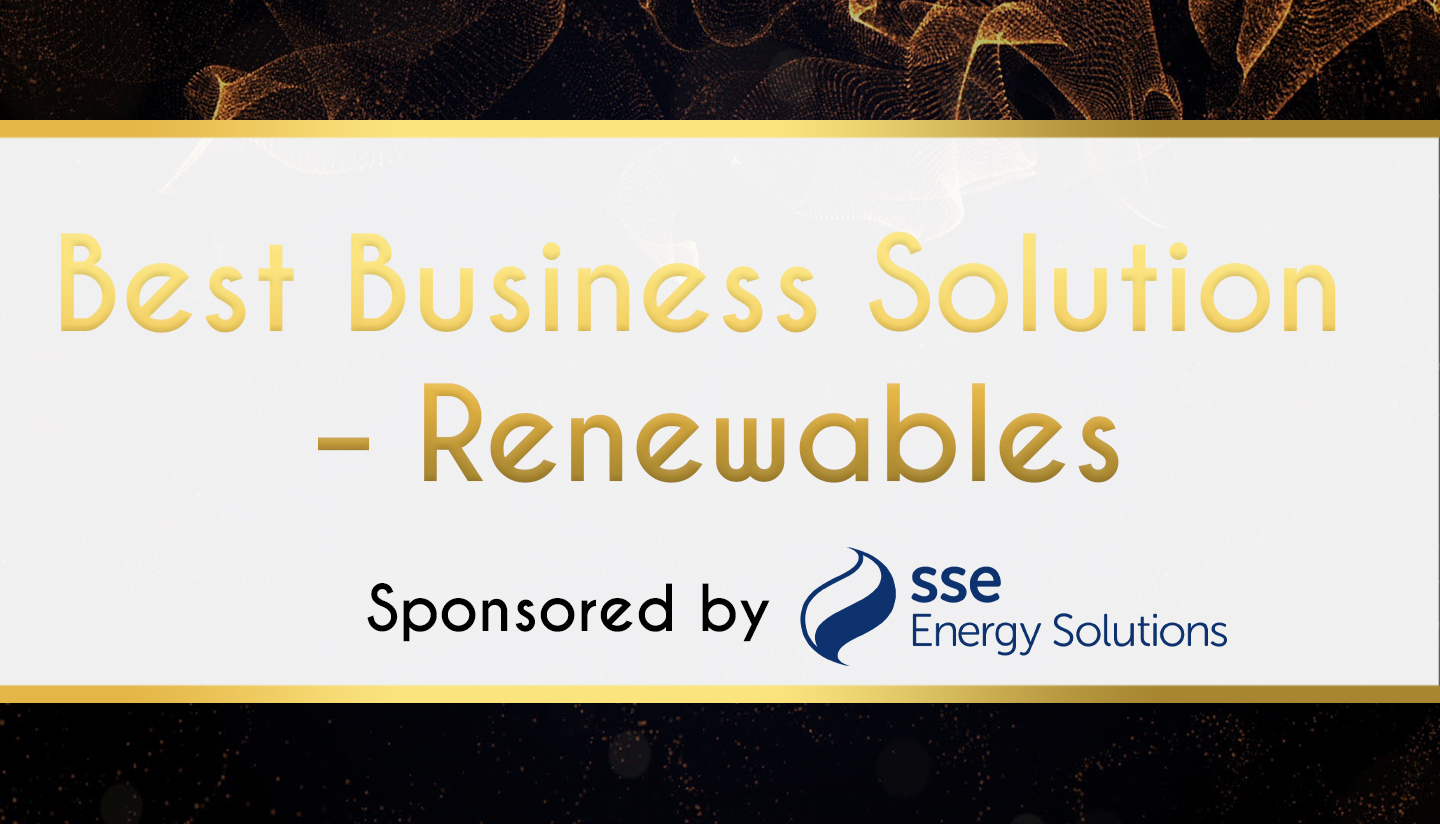Award Sponsor - SSE - Best Business Solution – Renewables