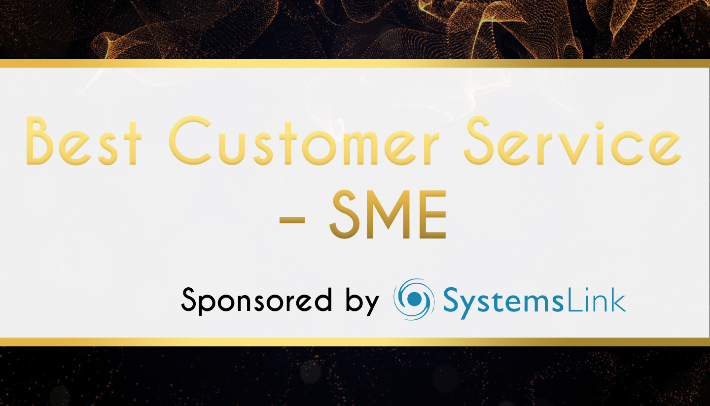 Award Sponsor - SystemsLink - Best Customer Service – SME