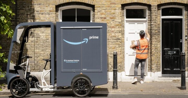 Amazon supercharges ‘cleaner’ UK deliveries