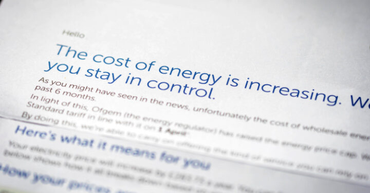 Government borrowing hits record £16.7bn due to soaring energy costs