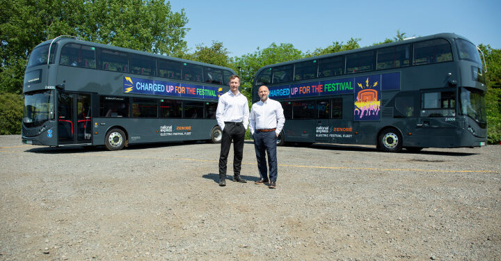 Zenobē and National Express power Glastonbury with electric buses