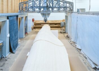 ‘World’s first’ wooden wind turbine blades installed
