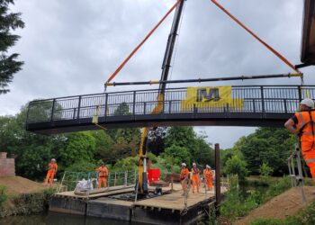 From fishing nets to footbridge: A catchy new solution