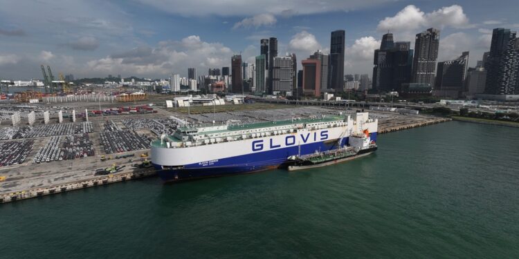 Marine fuel made from old chips sets sail