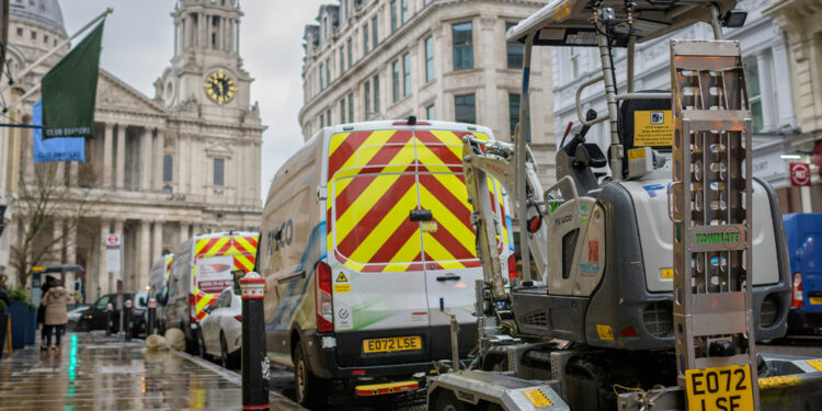 Electric diggers to quieten disruption