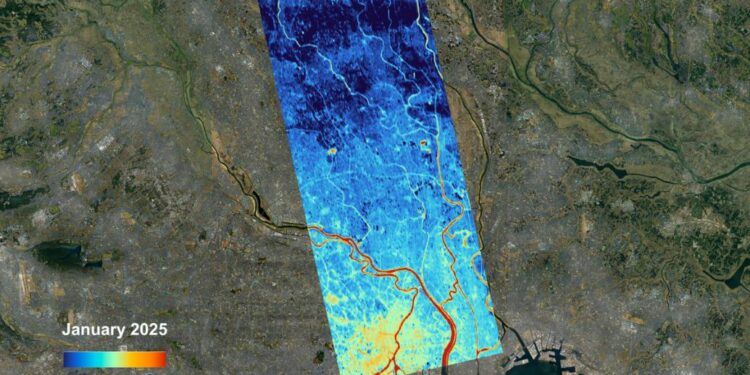 Satellite reveals Tokyo hotspots