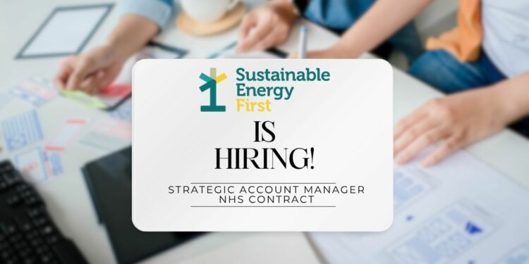 Latest Jobs – Strategic Account Manager – NHS Contract