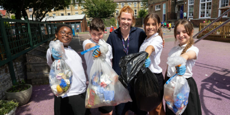 Top of the class in trash! Seven North London schools slash waste by 45%