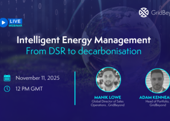Live webinar: Intelligent Energy Management: From DSR to decarbonisation