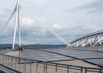 Principality Stadium switches on UK’s largest sports venue solar installation