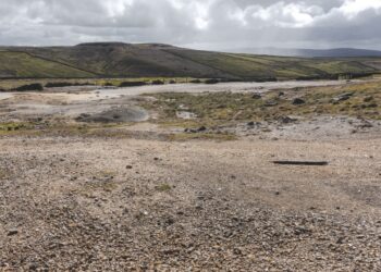 Soil polluted by metal mines